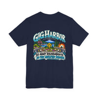 Load image into Gallery viewer, Gig Harbor Town Talk Tee — “So Many Roundabouts, So Few Qualified Drivers” Graphic Tee
